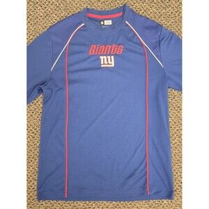 NFL Team Apparel New York Giants Pullover Performance Shirt Blue (Men's M)
